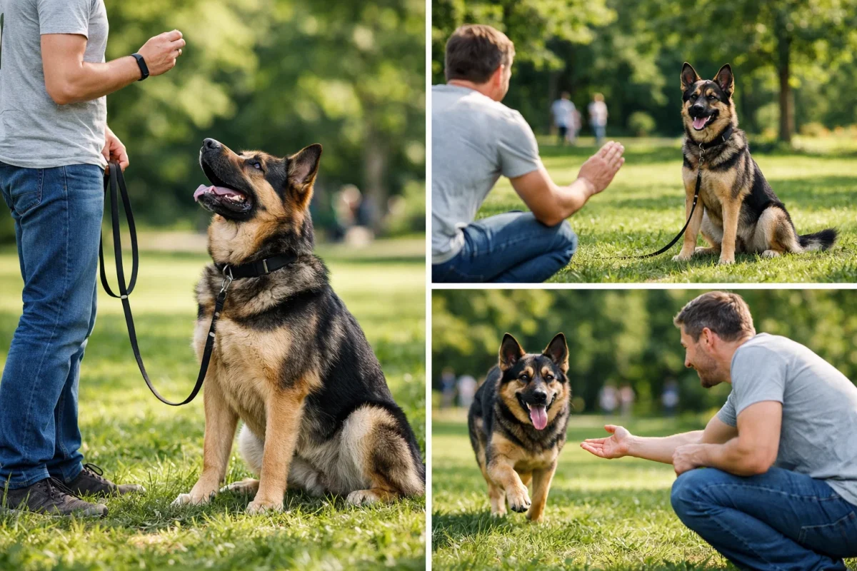 آموزش اجتماعی سازی و فرمان پذیری سگ قوی