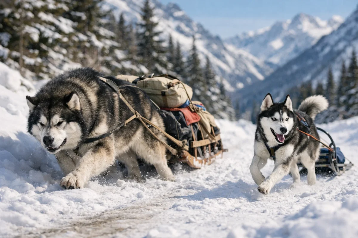 کدام قوی‌تر است مالاموت یا هاسکی