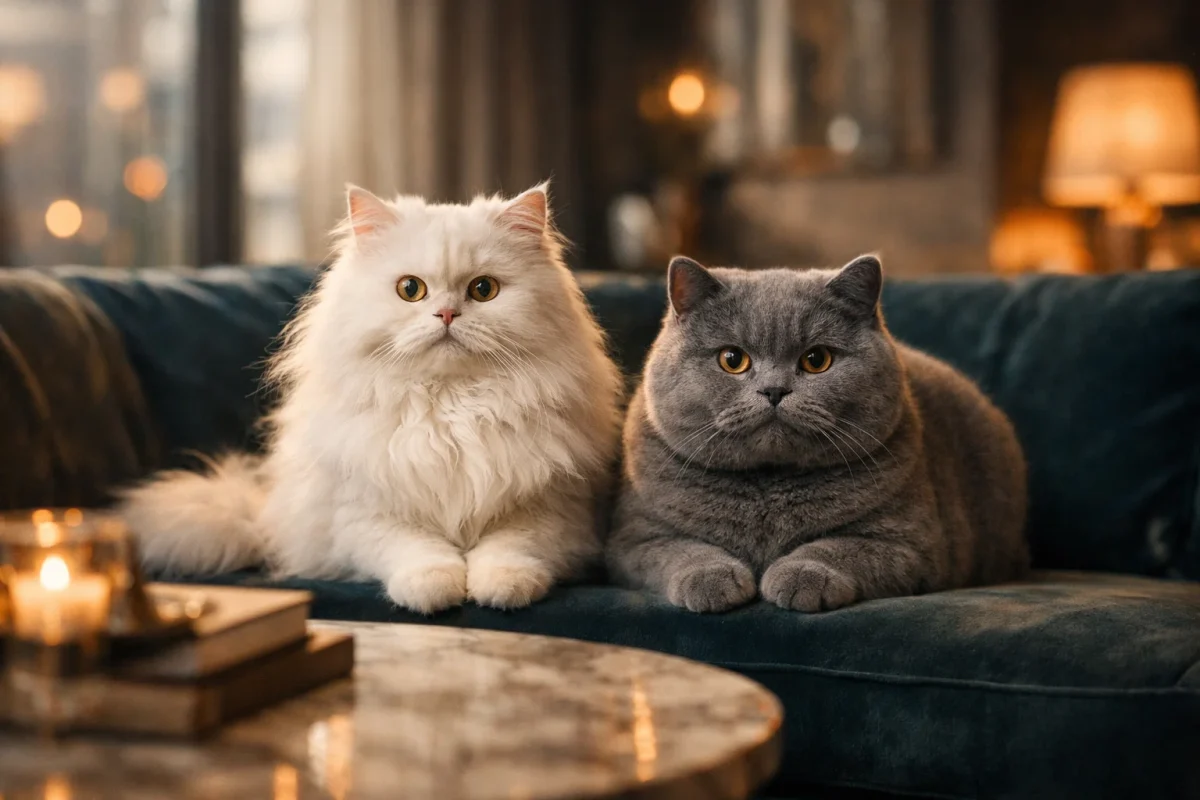 گربه بریتیش و پرشین