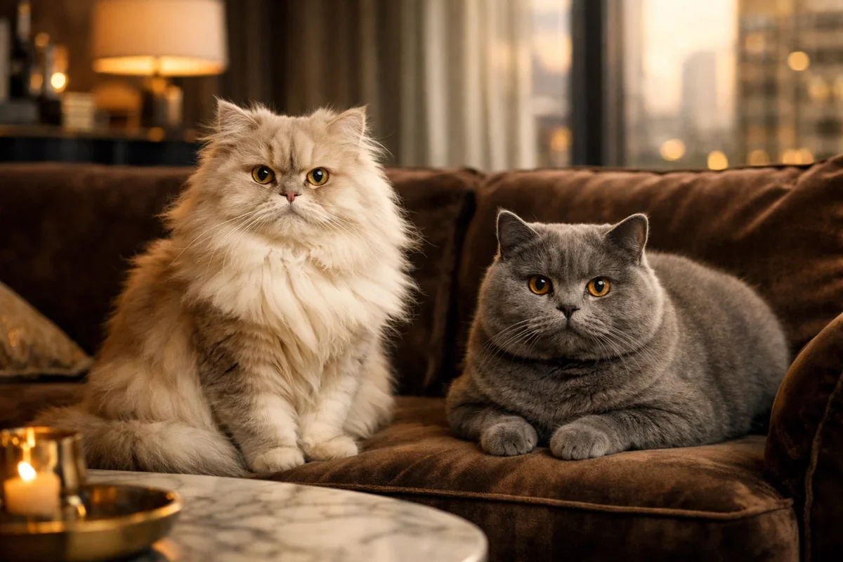 گربه پرشین یا بریتیش