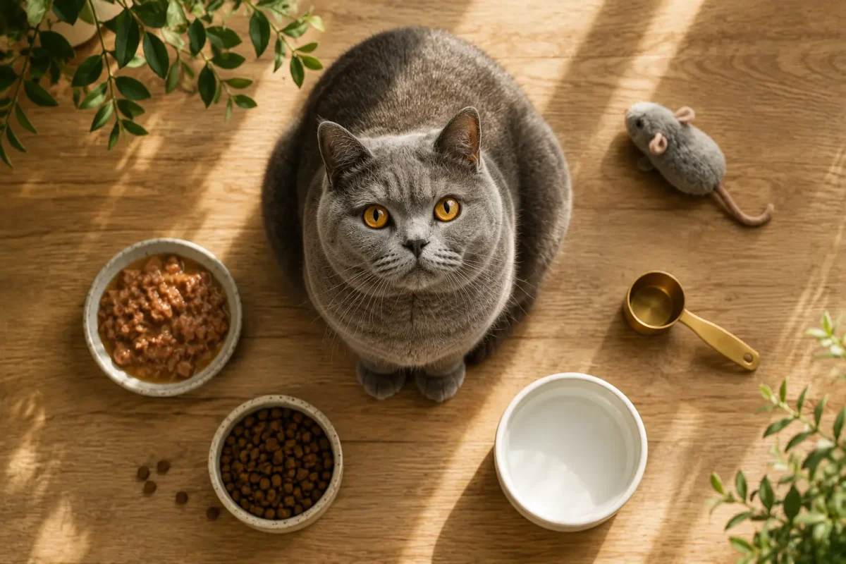 تغذیه گربه بعد از عقیم سازی با غذای مناسب و کنترل وزن