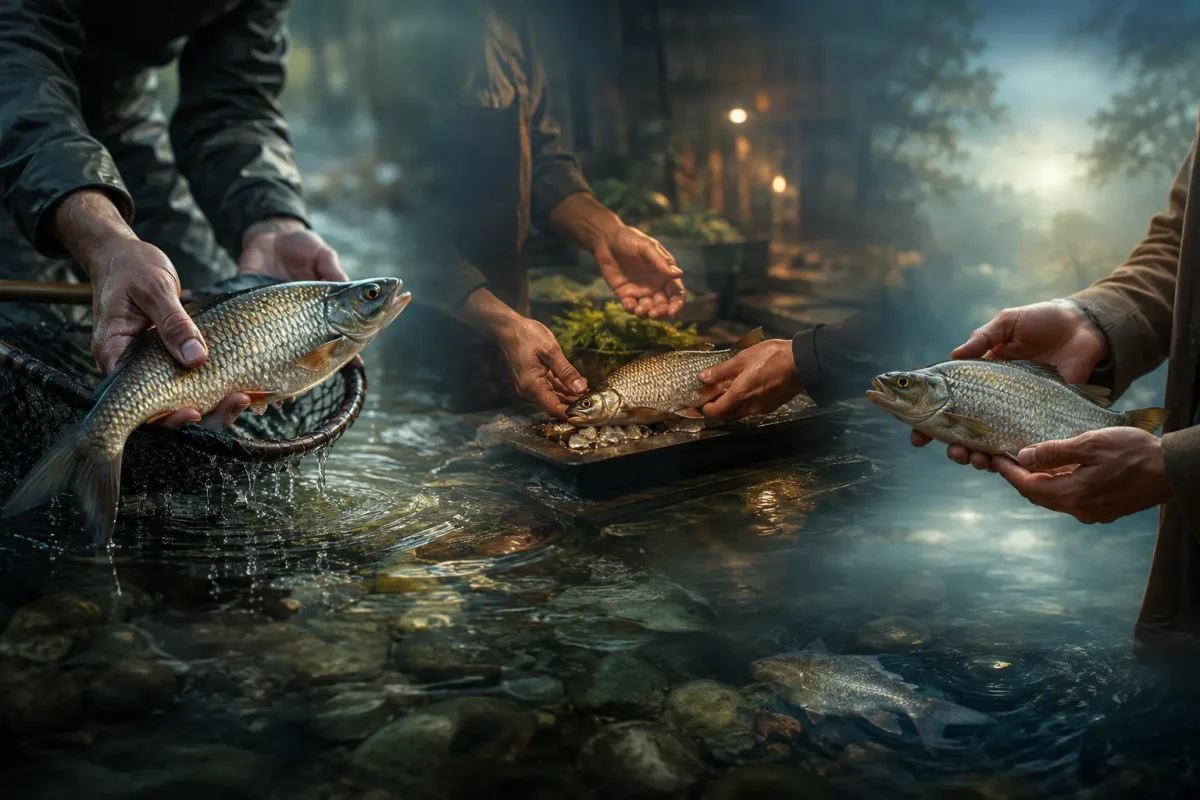 تعبیر خواب گرفتن خریدن یا دادن ماهی با نمایش سه نوع تعامل با ماهی
